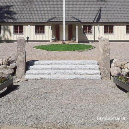 Stentrappa Bergama Granit Villa12 Grå 1000x320x120 - Bild 2