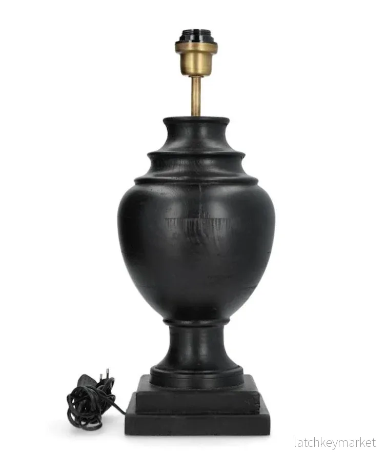 Bordslampa Lampfot Wilma Svart 47 cm Bordslampa Lampfot Wilma Svart 47 cm