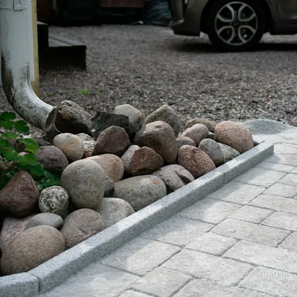 Trädgårdskantsten Bergama Granit XL Modern Grå - Bild 3