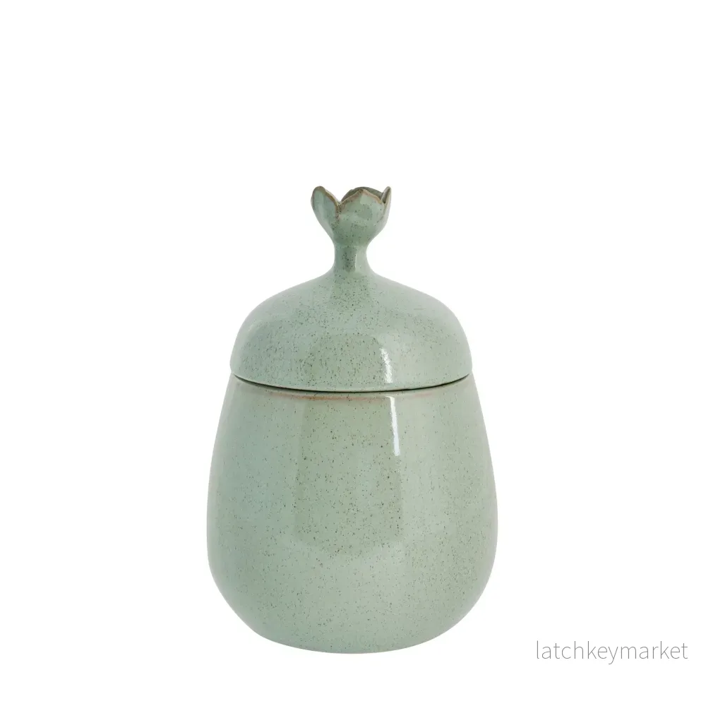 Helinna krukka H22 cm. støvet grønn Helinna krukka H22 cm. støvet grønn