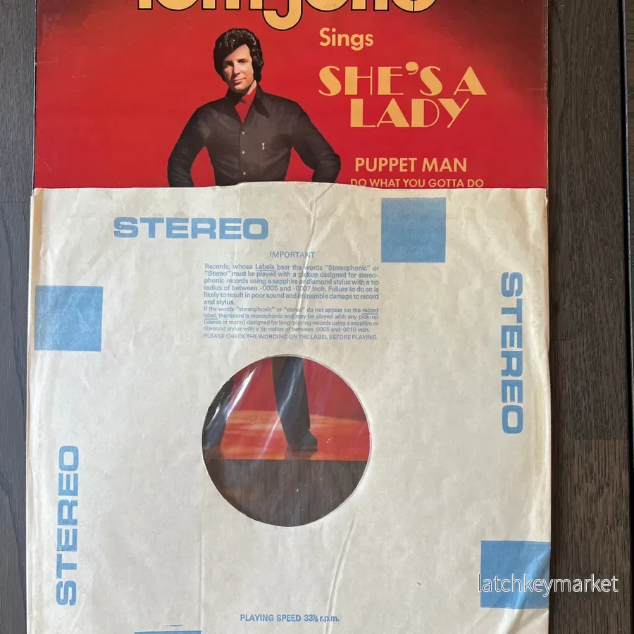 Tom Jones – Sings She’s a Lady – LP UK 1971 - Bild 3