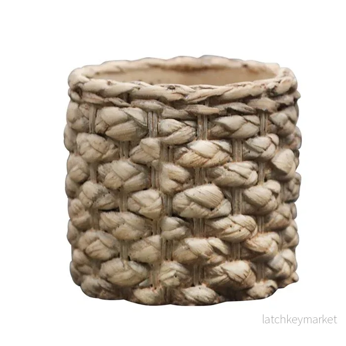Blomkruka med korgmönster H11 / Ø12 cm antik 1 st REA Blomkruka med korgmönster H11 / Ø12 cm antik 1 st REA