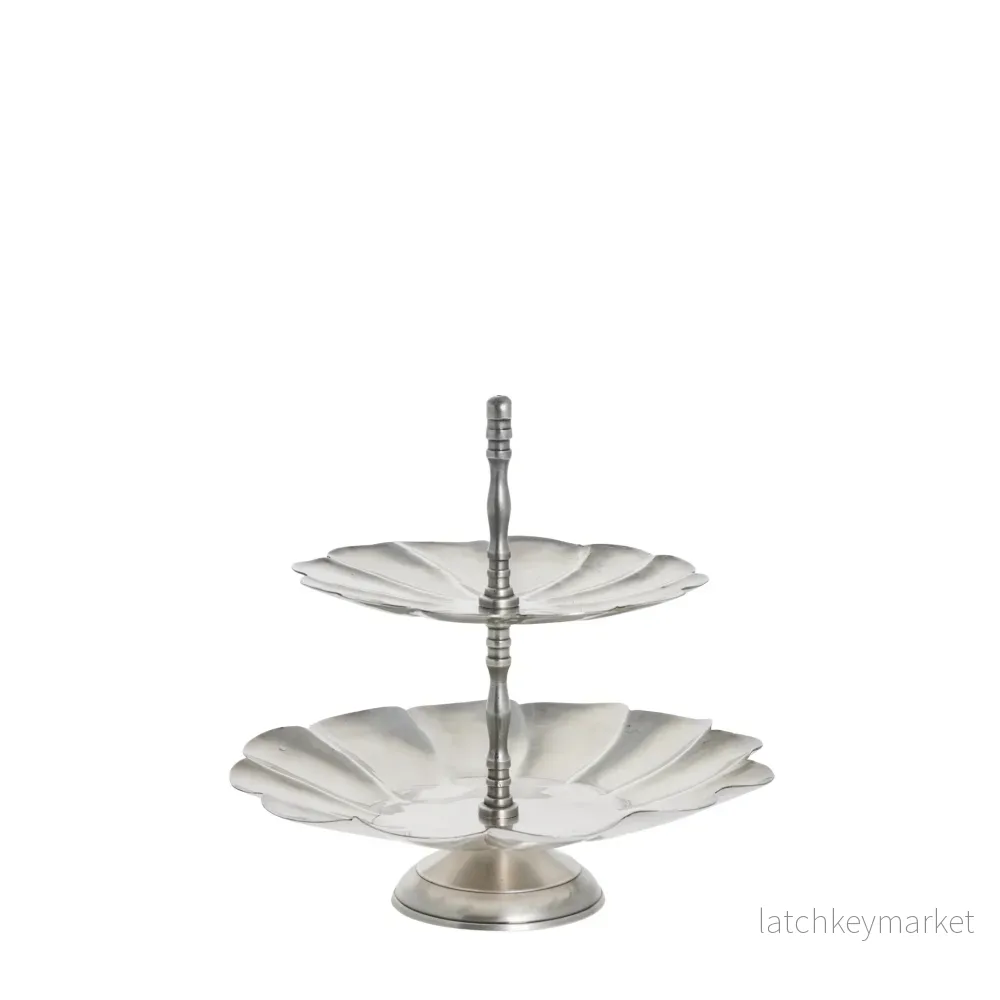 Philine serveringsfat H23 cm. antikt silver