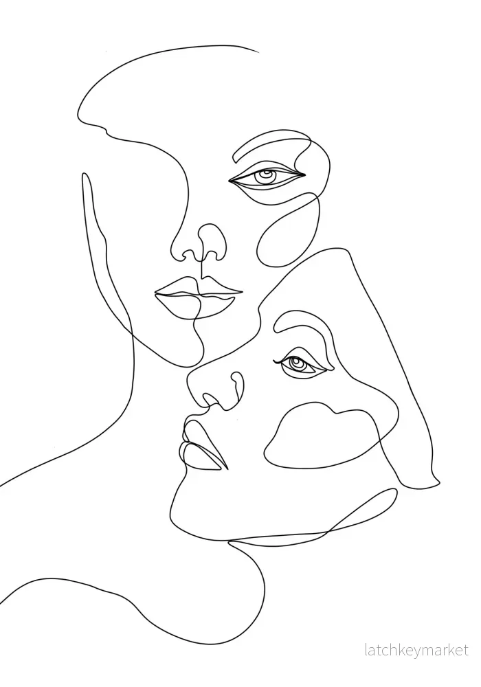 Poster Faces - Bild 2