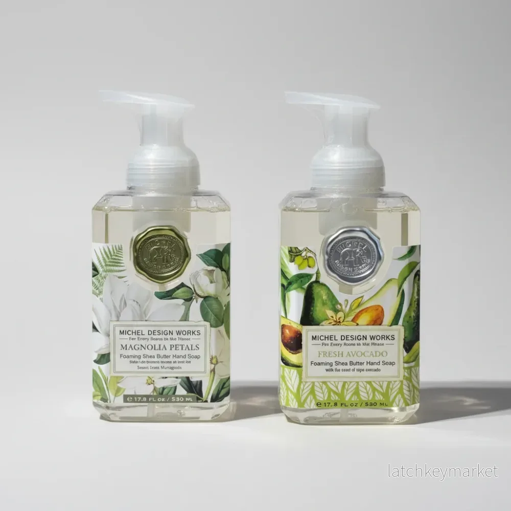 Skumtvål Magnolia Petals & Fresh Avokado – MICHEL DESIGN WORKS (2-pack) Skumtvål Magnolia Petals & Fresh Avokado – MICHEL DESIGN WORKS (2-pack)