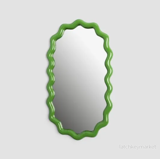 Mirror Zigzag Green Mirror Zigzag Green