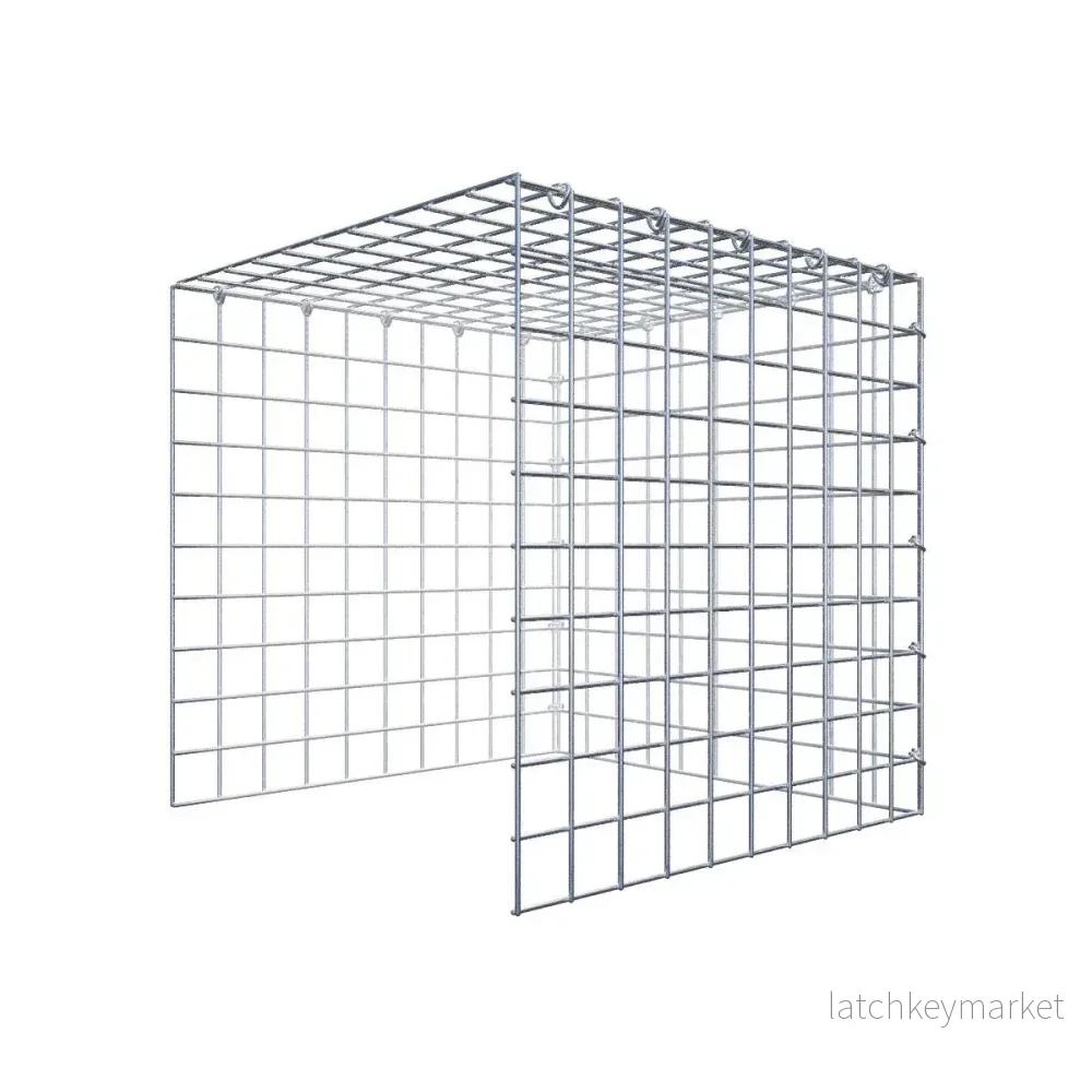 Extra gabion typ 4 50 cm x 50 cm x 50 cm (L x H x D), maskstorlek 5 cm x 5 cm, C-ring Extra gabion typ 4 50 cm x 50 cm x 50 cm (L x H x D), maskstorlek 5 cm x 5 cm, C-ring