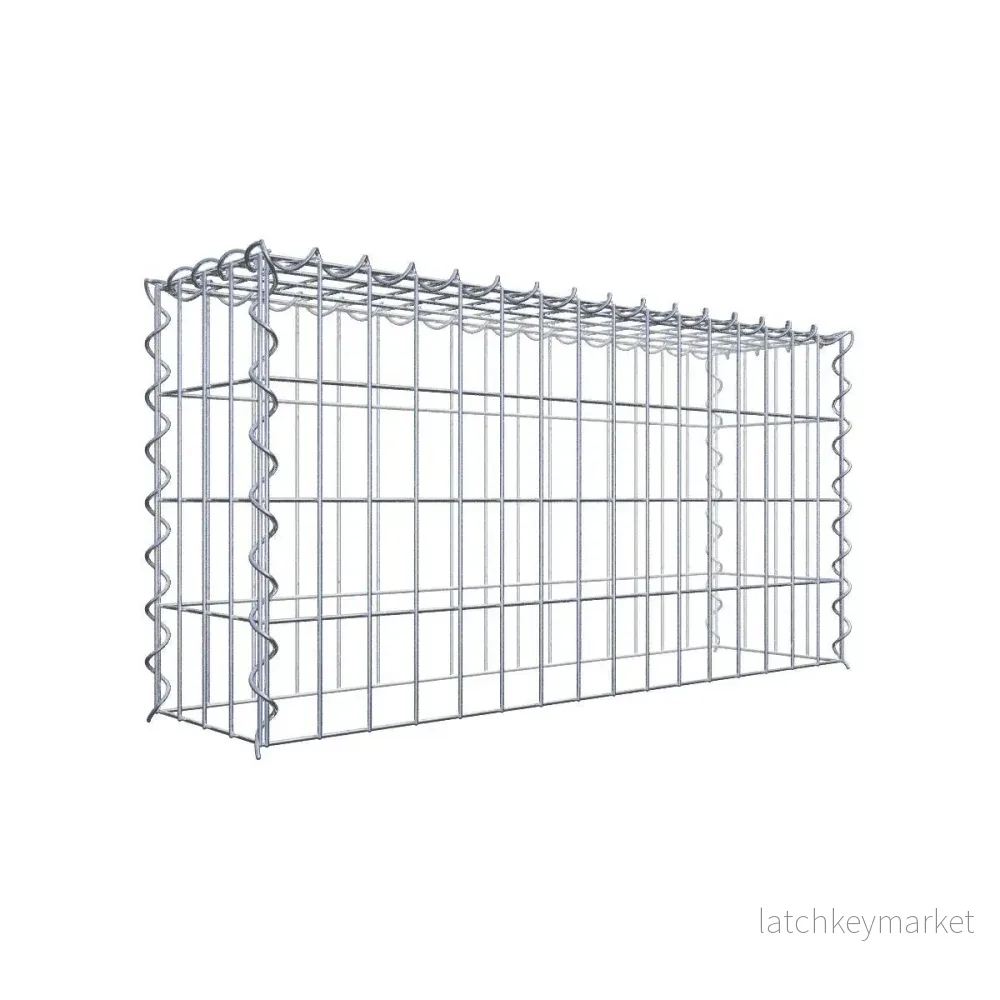 Extra gabion typ 3 80 cm x 40 cm x 20 cm (L x H x D), maskstorlek 5 cm x 10 cm, spiral Extra gabion typ 3 80 cm x 40 cm x 20 cm (L x H x D), maskstorlek 5 cm x 10 cm, spiral