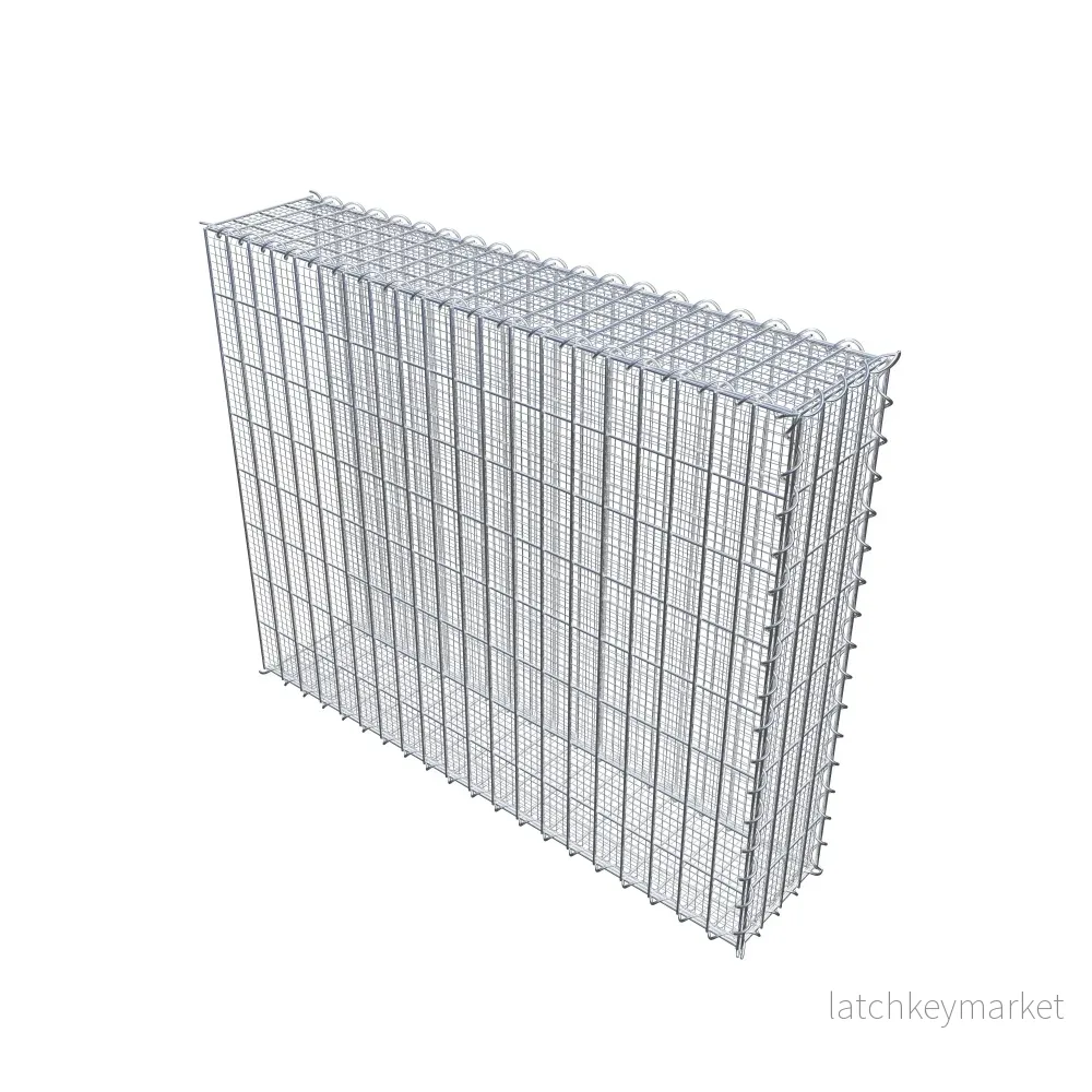 Grusodling gabion typ 2 100 cm x 80 cm x 20 cm (L x H x D), maskstorlek 5 cm x 10 cm, spiral - Bild 2