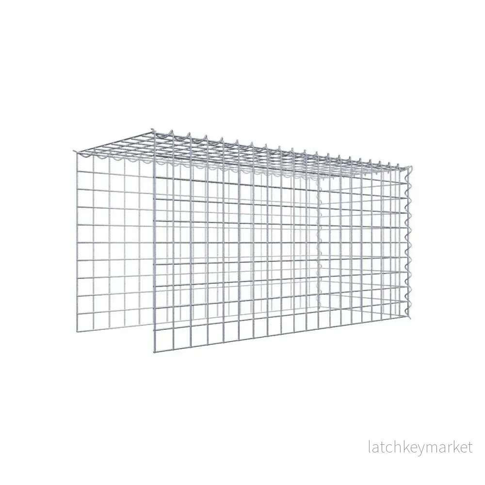 Extra gabion typ 4 100 cm x 50 cm x 40 cm (L x H x D), maskstorlek 5 cm x 5 cm, spiral Extra gabion typ 4 100 cm x 50 cm x 40 cm (L x H x D), maskstorlek 5 cm x 5 cm, spiral
