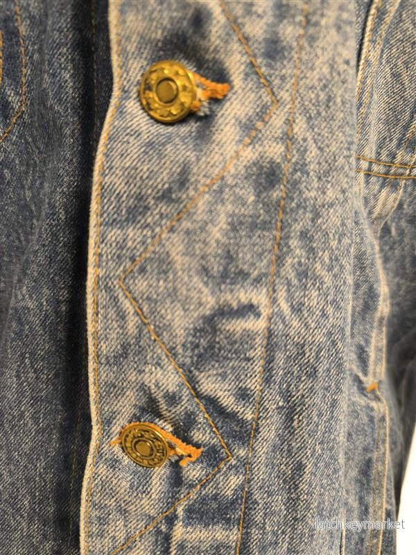 Jeansjacka - Herrmodell i ljus denim, S/P‑storlek - Bild 3