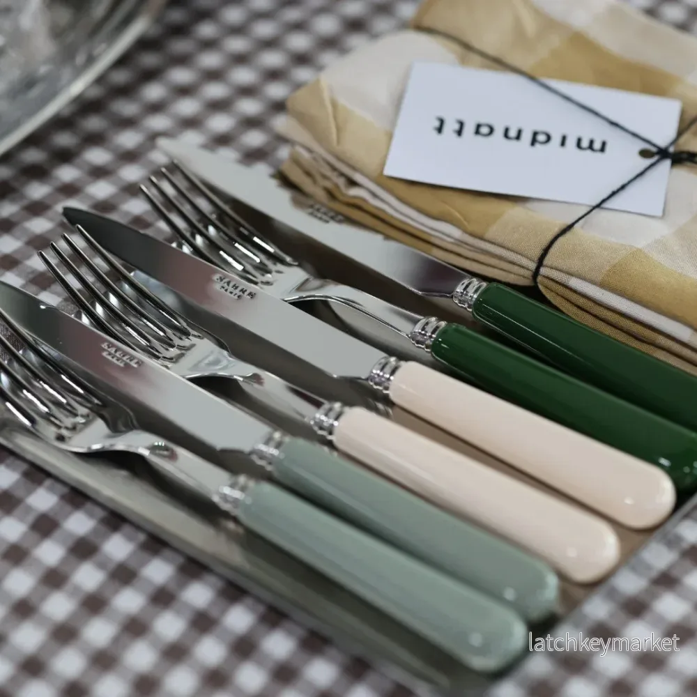 Sabre Paris Cutlery Set 24 pcs Pop Unis Asparagus - Bild 3