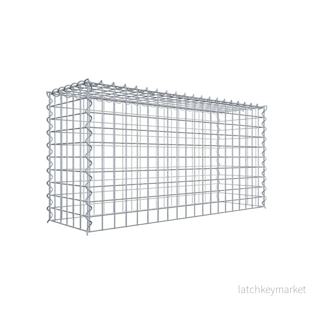Påväxt gabion typ 3 100 cm x 50 cm x 30 cm (L x H x D), maskstorlek 5 cm x 5 cm, spiral Påväxt gabion typ 3 100 cm x 50 cm x 30 cm (L x H x D), maskstorlek 5 cm x 5 cm, spiral