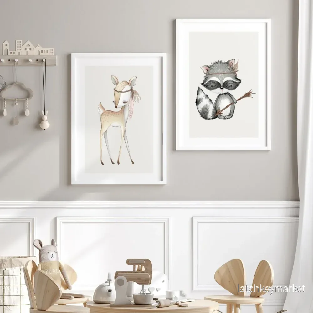 Barntavla - Deer - Bild 2
