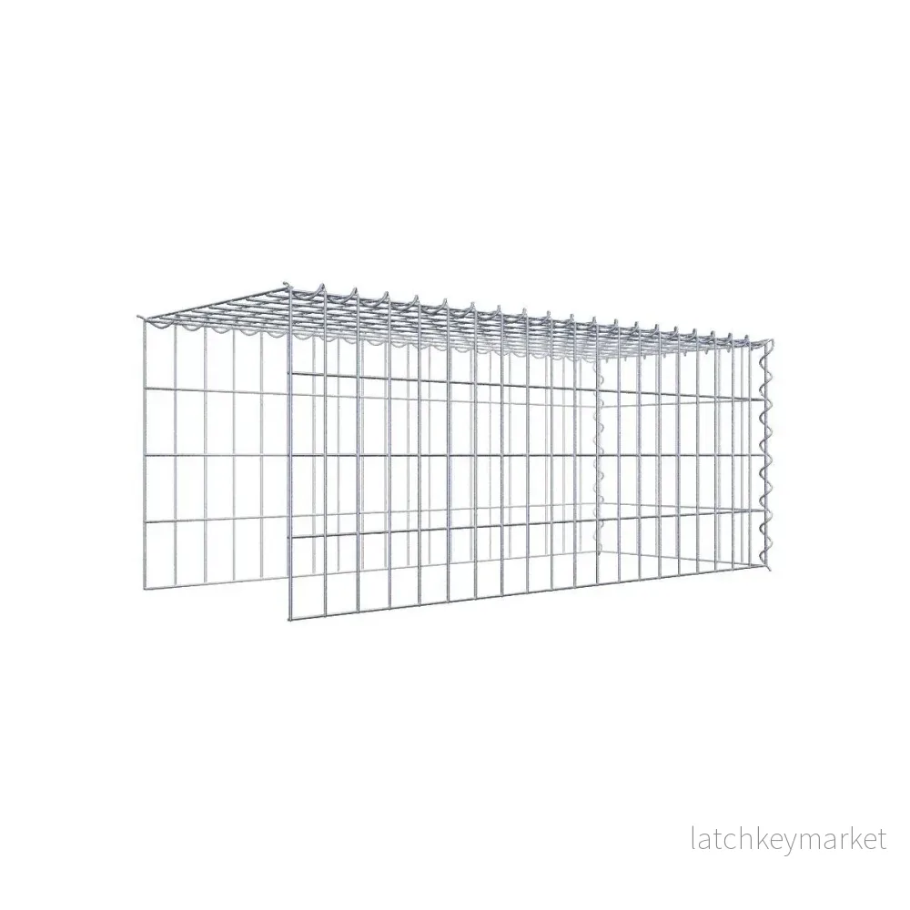 Extra gabion typ 4 100 cm x 40 cm x 40 cm (L x H x D), maskstorlek 5 cm x 10 cm, spiral Extra gabion typ 4 100 cm x 40 cm x 40 cm (L x H x D), maskstorlek 5 cm x 10 cm, spiral