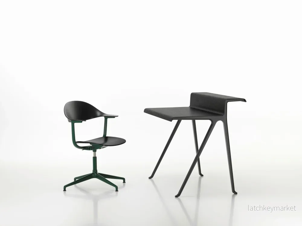 Courier skrivbord dark oak