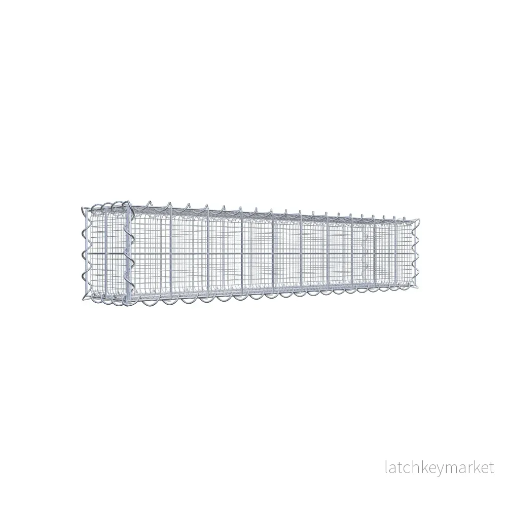 Sandgabion 100 cm x 20 cm x 20 cm (L x H x D), maskstorlek 10 cm x 10 cm, spiral Sandgabion 100 cm x 20 cm x 20 cm (L x H x D), maskstorlek 10 cm x 10 cm, spiral