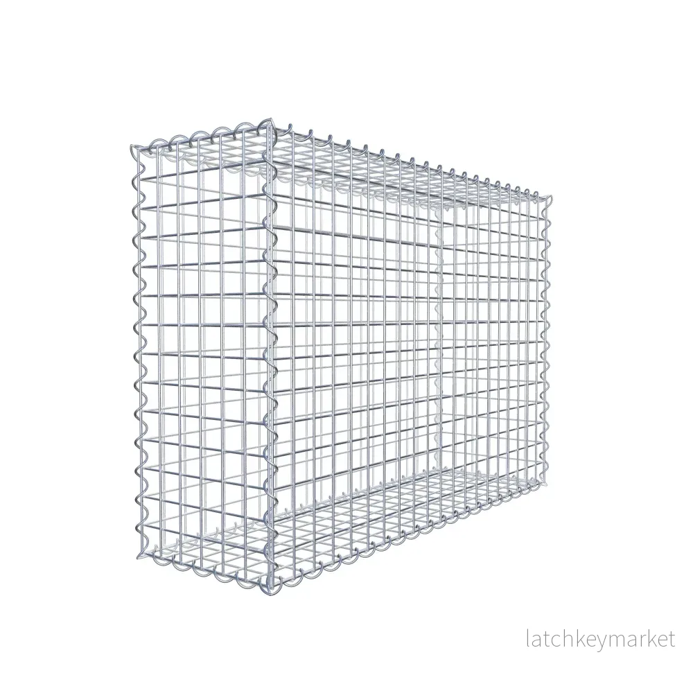 Gabion 100 cm x 70 cm x 30 cm (L x H x D), maskstorlek 5 cm x 5 cm, spiral Gabion 100 cm x 70 cm x 30 cm (L x H x D), maskstorlek 5 cm x 5 cm, spiral