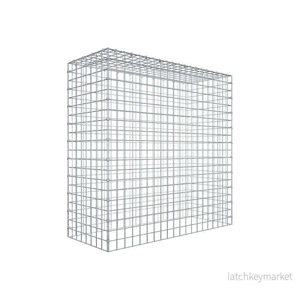 Extra gabion typ 3 100 cm x 100 cm x 40 cm (L x H x D), maskstorlek 5 cm x 5 cm, C-ring Extra gabion typ 3 100 cm x 100 cm x 40 cm (L x H x D), maskstorlek 5 cm x 5 cm, C-ring
