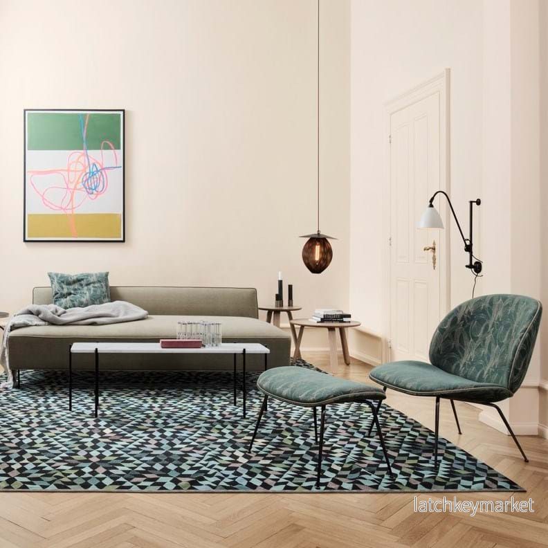 Beetle Ottoman Conic Base Brass Semi Matt - Bild 2