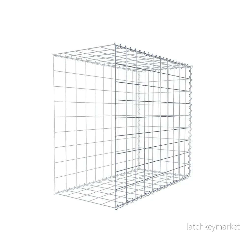 Extra gabion typ 2 100 cm x 90 cm x 50 cm (L x H x D), maskstorlek 10 cm x 10 cm, spiral - Bild 3