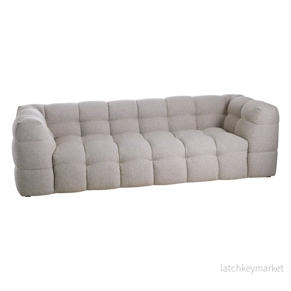 Soffa 3-Sits Kendall Beige bouclé (Obs! Beställningsvara) Soffa 3-Sits Kendall Beige bouclé (Obs! Beställningsvara)