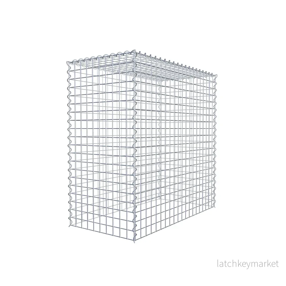 Extra gabion typ 3 100 cm x 100 cm x 50 cm (L x H x D), maskstorlek 5 cm x 5 cm, spiral - Bild 3