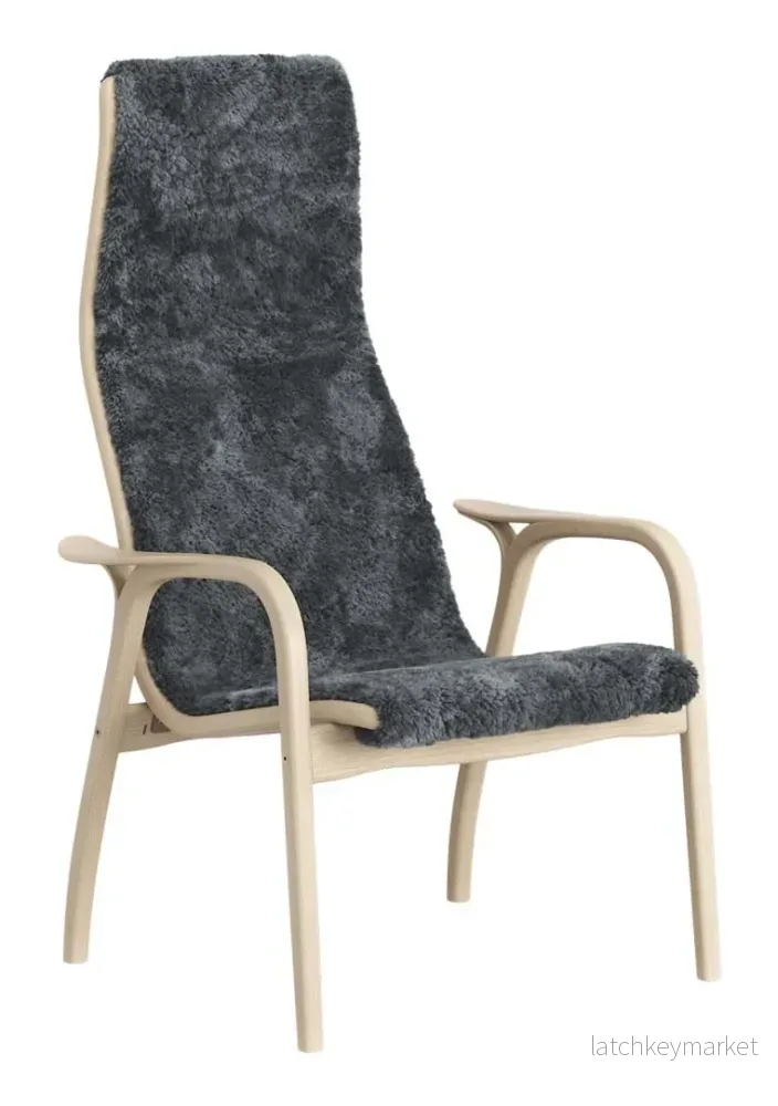 Lamino Fåtölj Bok Naturlack - Bild 3