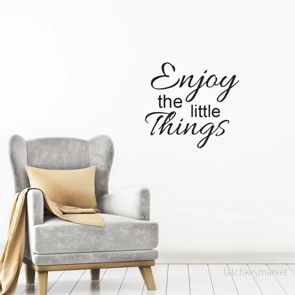 Väggord Enjoy the little things Väggord Enjoy the little things