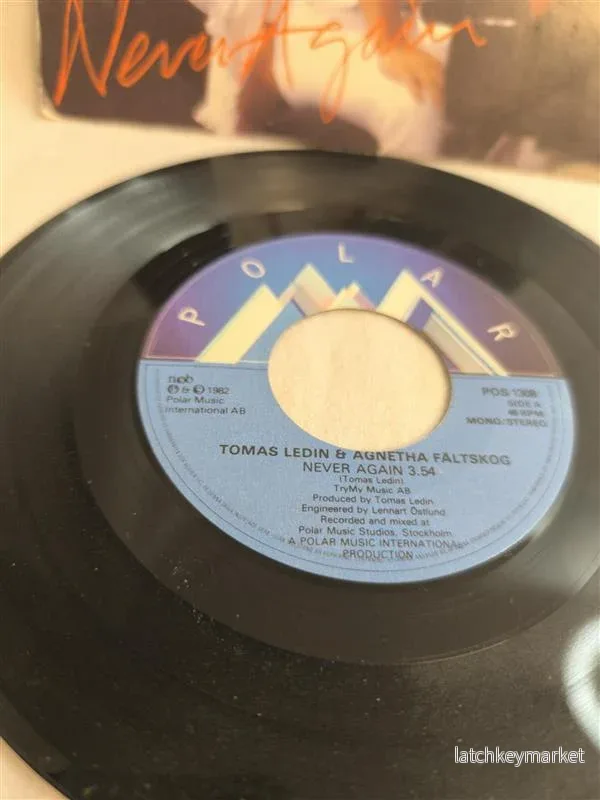 Tomas Ledin & Agnetha Fältskog – Never Again - Singel - Bild 3
