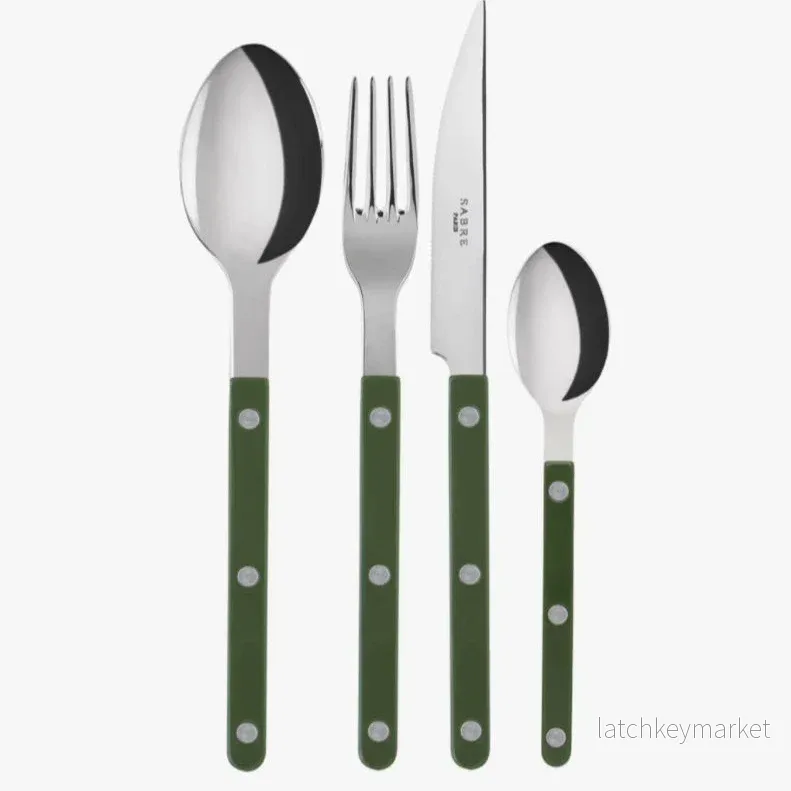 Sabre Paris Cutlery Set 24 pcs Dark Green