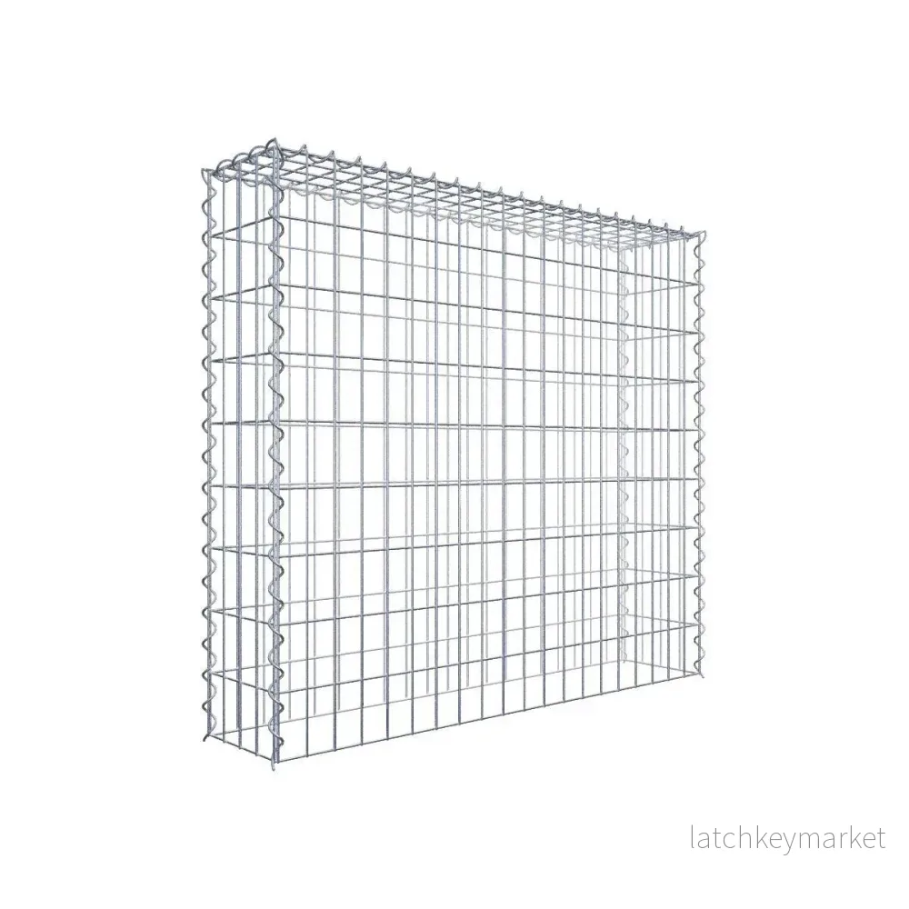 Extra gabion typ 3 100 cm x 90 cm x 20 cm (L x H x D), maskstorlek 5 cm x 10 cm, spiral Extra gabion typ 3 100 cm x 90 cm x 20 cm (L x H x D), maskstorlek 5 cm x 10 cm, spiral