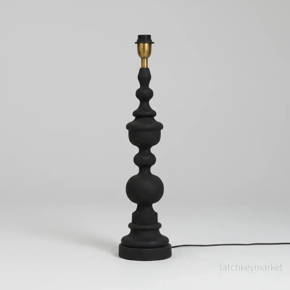 Conrad Bordslampa Antique Black H 66cm