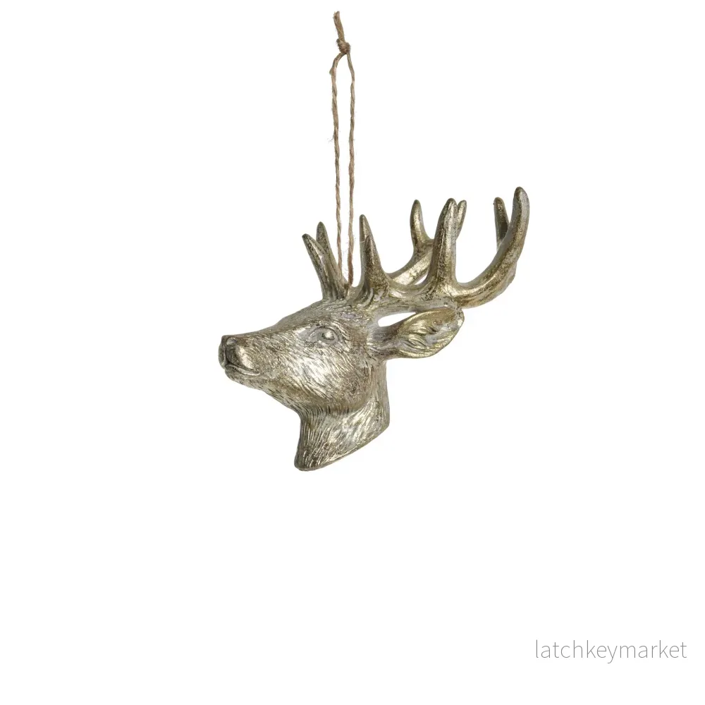 Serafina rådjur H12,5 cm. ljust guld - Bild 2