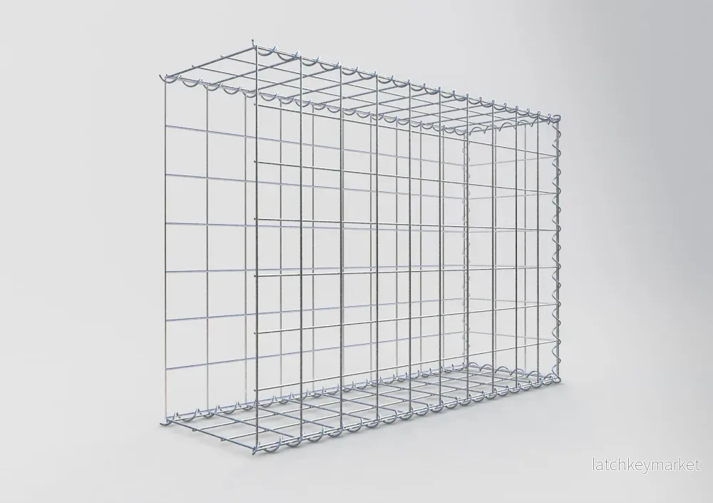 Påväxt gabion typ 2 100 cm x 70 cm x 30 cm (L x H x D), maskstorlek 10 cm x 10 cm, spiral - Bild 2