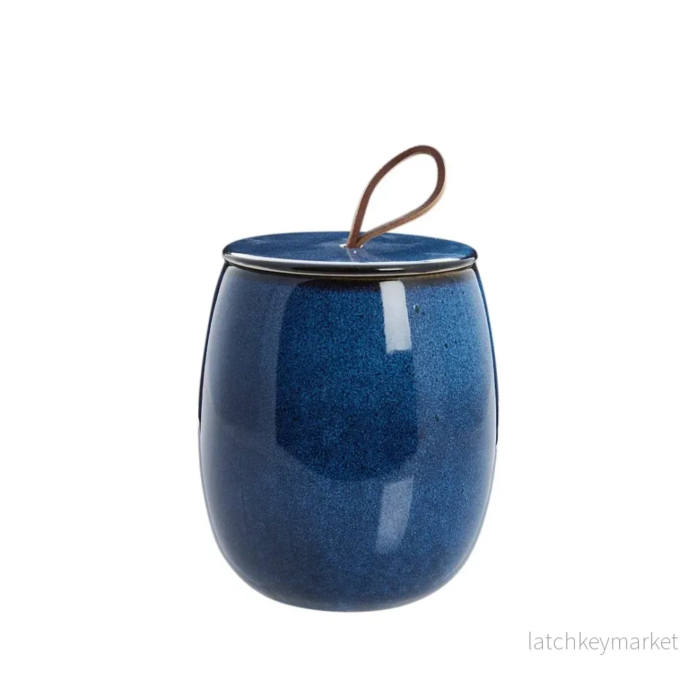 Amera krukka H16 Ø12 cm. blå Amera krukka H16 Ø12 cm. blå