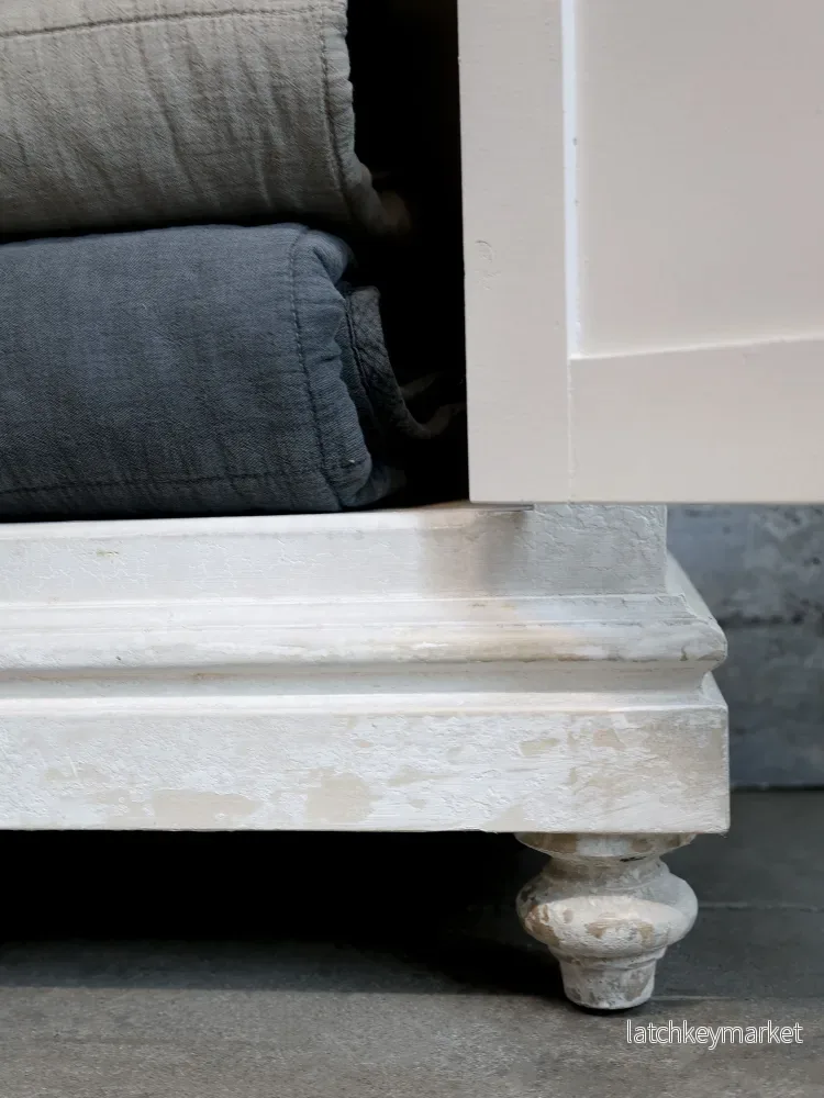 Chic Antique Vitrinskåp H173/L66/B37,5 cm antik vit - Bild 3