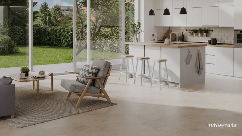 Jurakalksten Slipad Beige Materialprov - Bild 3
