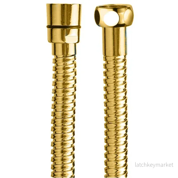 Duschslang mässing metallindad 150 cm