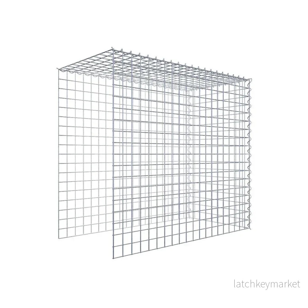 Extra gabion typ 4 100 cm x 90 cm x 50 cm (L x H x D), maskstorlek 5 cm x 5 cm, spiral Extra gabion typ 4 100 cm x 90 cm x 50 cm (L x H x D), maskstorlek 5 cm x 5 cm, spiral