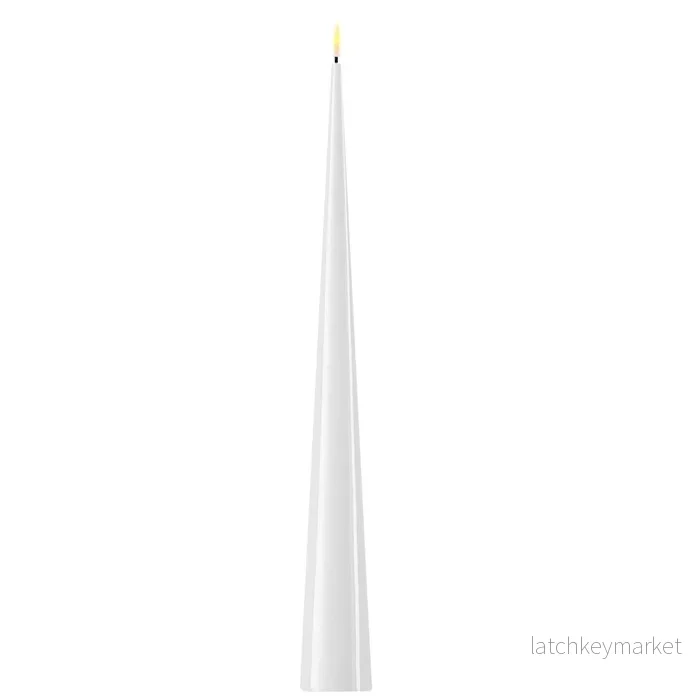 Konformade Ledljus De Luxe Home Art, Vit 38 cm