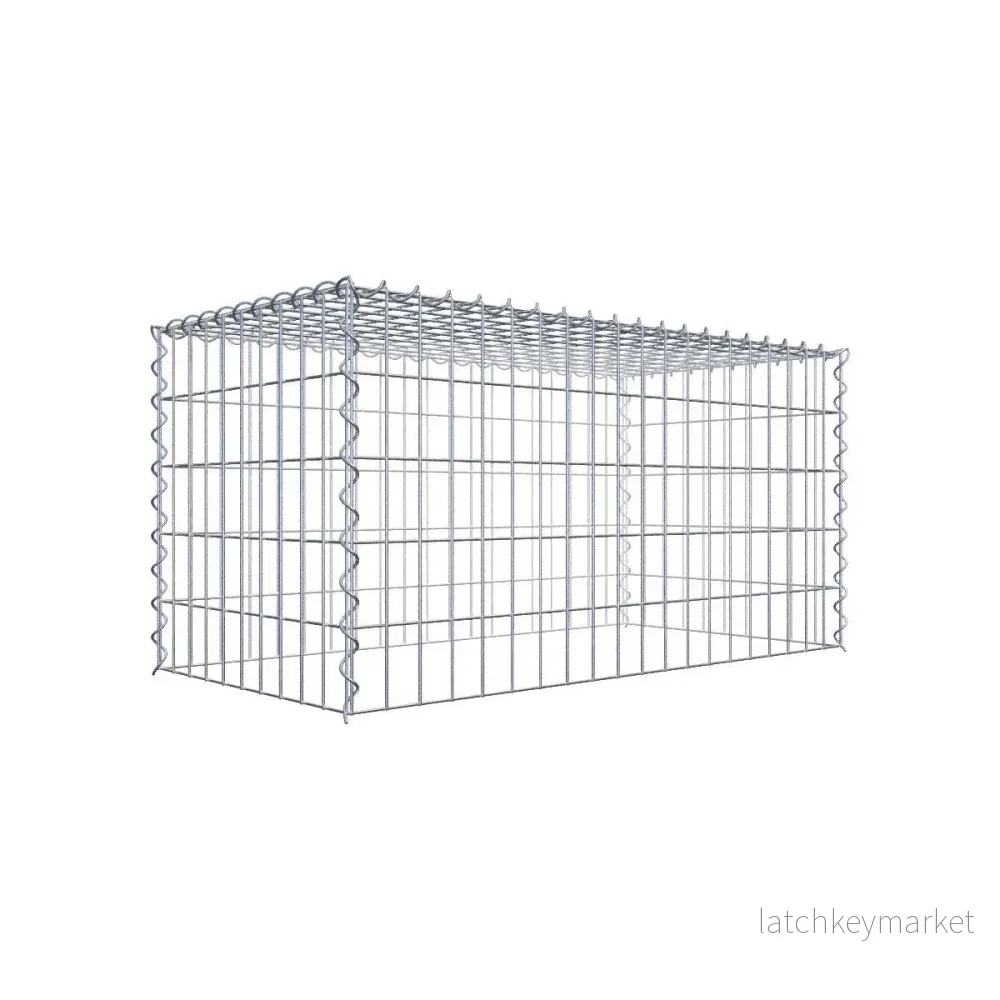 Påväxt gabion typ 3 100 cm x 50 cm x 50 cm (L x H x D), maskstorlek 5 cm x 10 cm, spiral