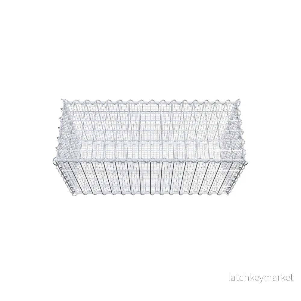 Sandgabion 80 cm x 40 cm x 30 cm (L x H x D), maskstorlek 5 cm x 10 cm, spiral - Bild 3