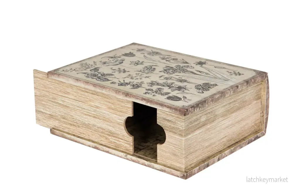 Vinställ Boklåda Vinbox Botany 30x22,5x11,5 cm HH - Bild 3