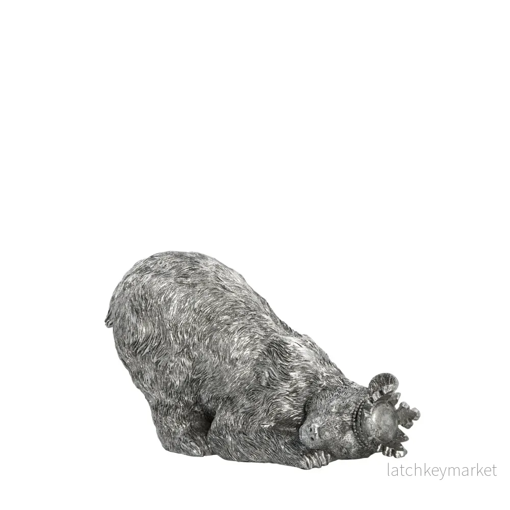 Sebina kunglig isbjörnsfigur 11,5 cm. antikt silver Sebina kunglig isbjörnsfigur 11,5 cm. antikt silver