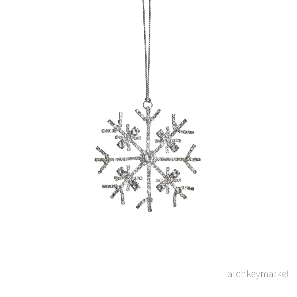 Adalia ornament H9 cm. silver