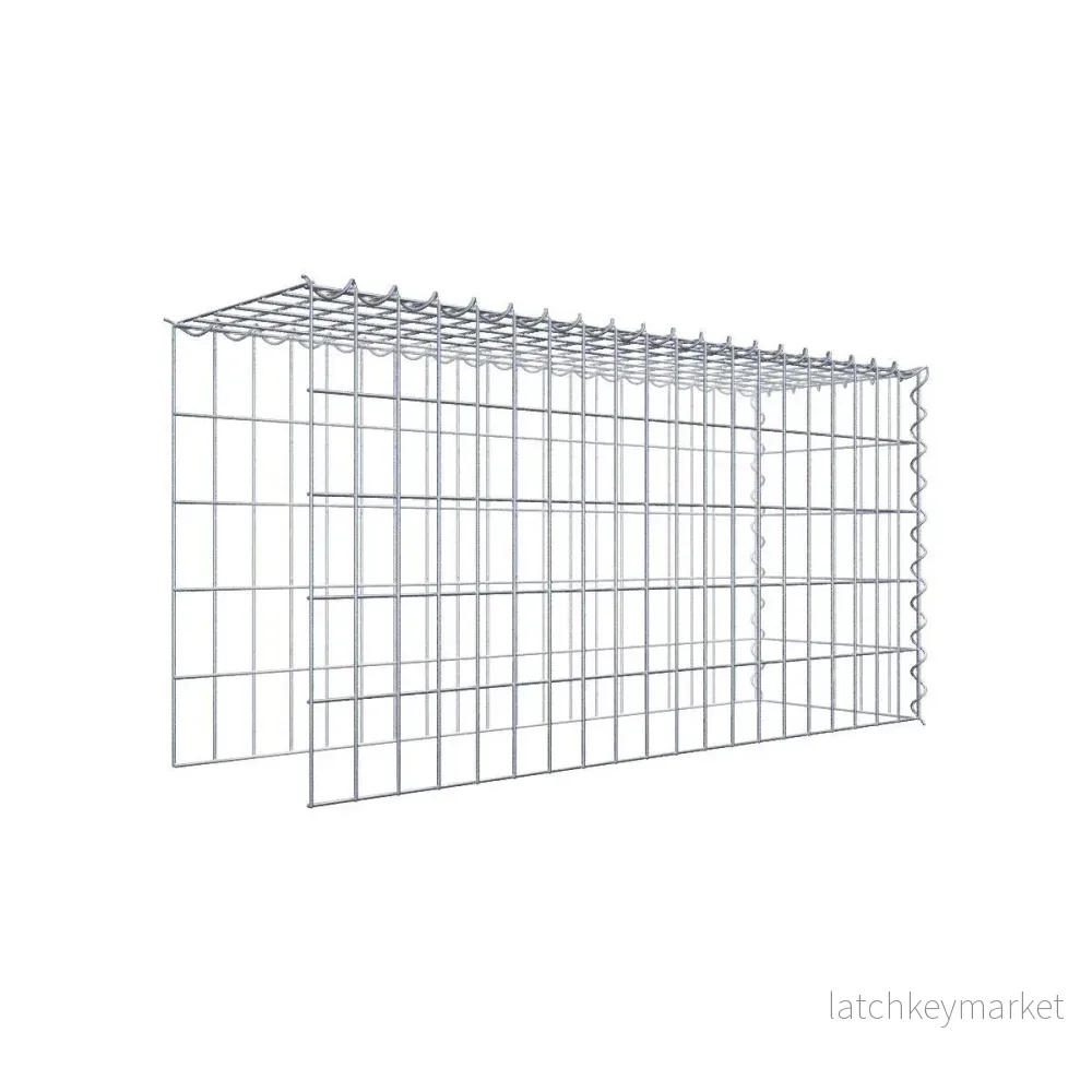 Påväxt gabion typ 4 100 cm x 50 cm x 30 cm (L x H x D), maskstorlek 5 cm x 10 cm, spiral Påväxt gabion typ 4 100 cm x 50 cm x 30 cm (L x H x D), maskstorlek 5 cm x 10 cm, spiral