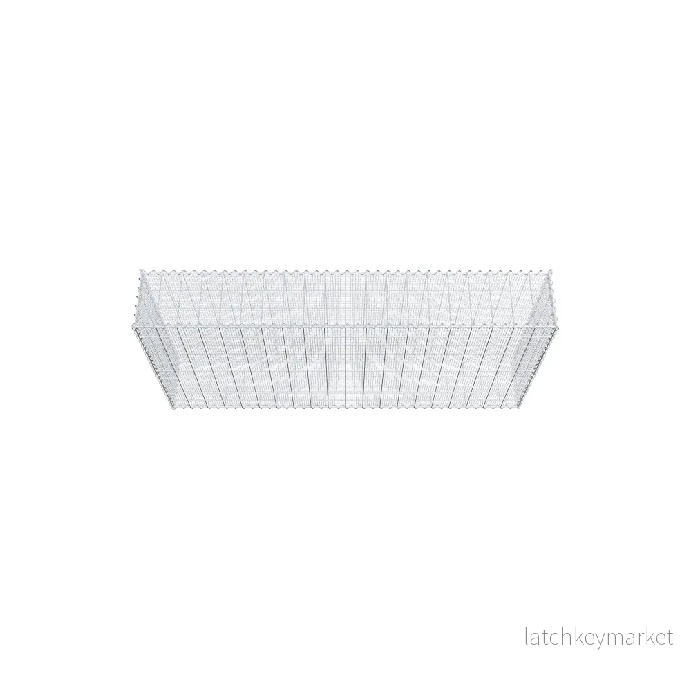 Sandgabion 200 cm x 100 cm x 30 cm (L x H x D), maskstorlek 10 cm x 10 cm, spiral - Bild 3