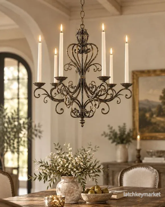 Taklampa Takkrona Ljuskrona till Kronljus Romantica 61×56 cm Taklampa Takkrona Ljuskrona till Kronljus Romantica 61×56 cm