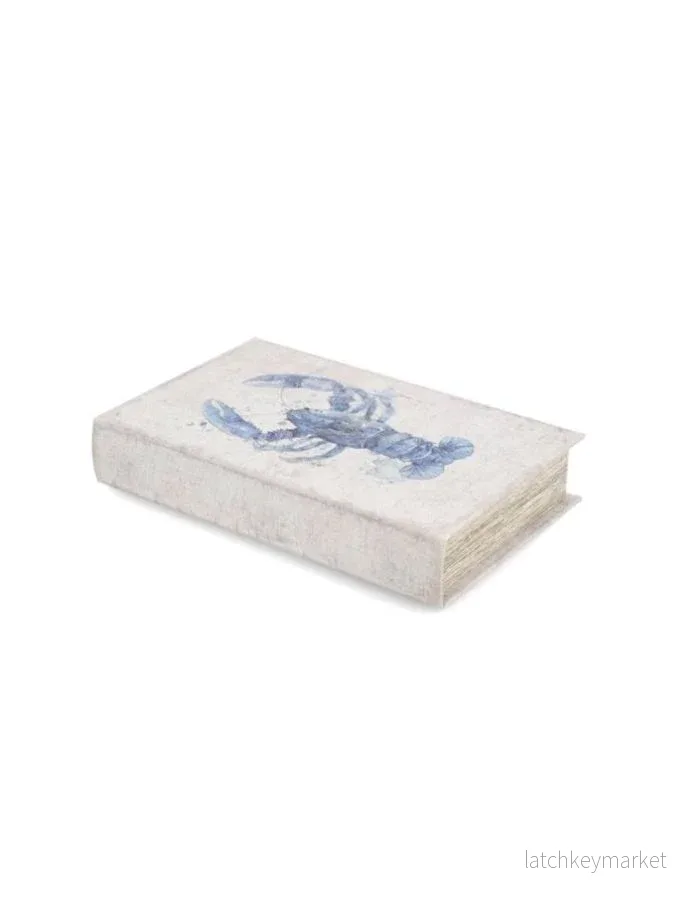 Dekoration Boklåda Hummer 2-pack 17x5x26 cm Dekoration Boklåda Hummer 2-pack 17x5x26 cm